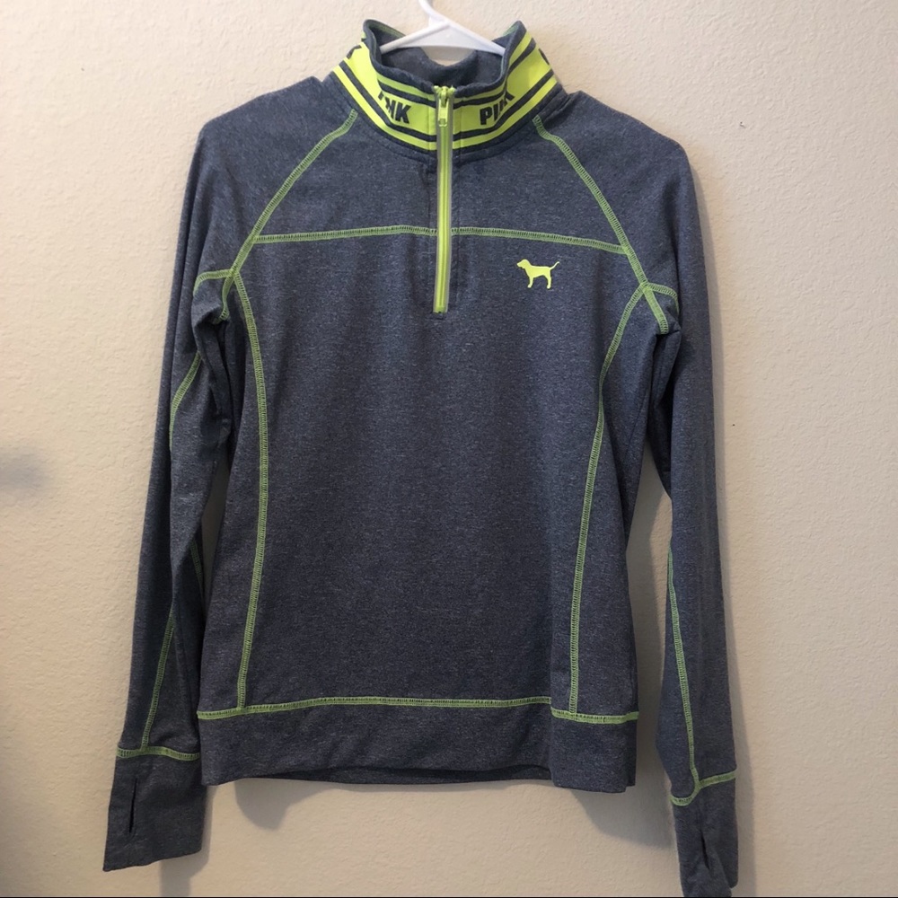 VS PINK Active Quarter Zip